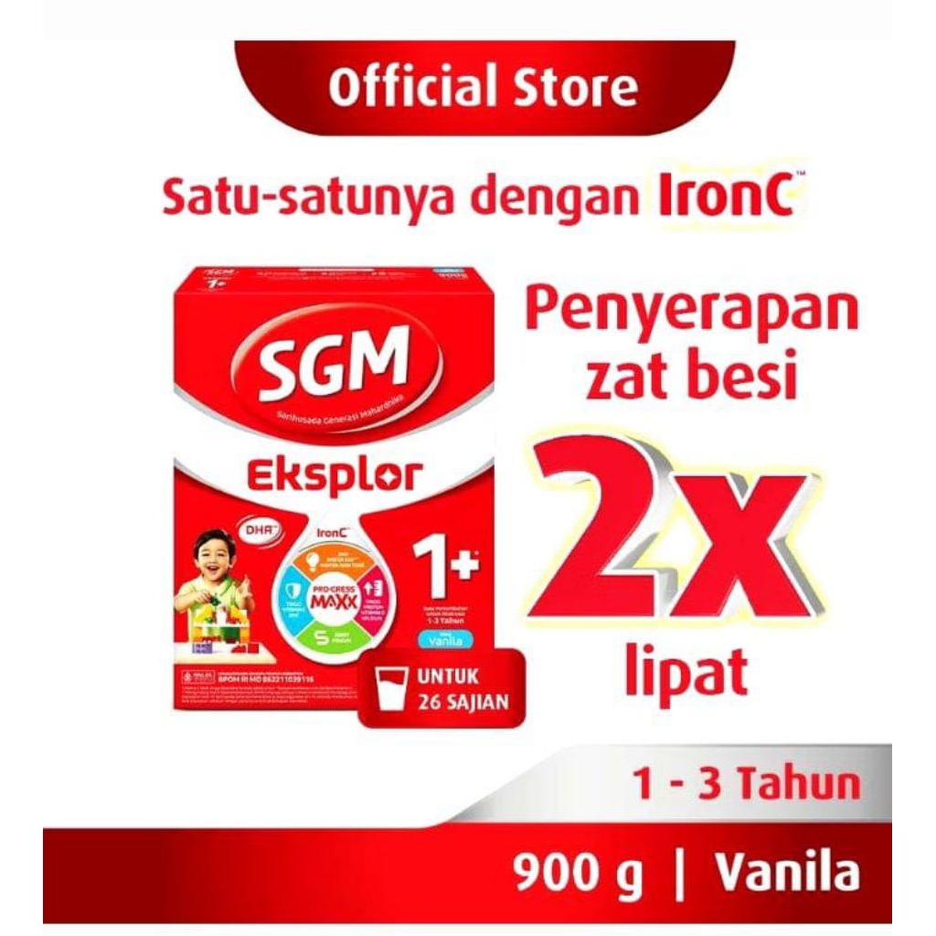 Susu anak SGM 1plus untuk umur 1-3 tahun