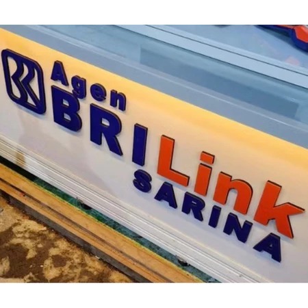 HURUF TIMBUL CUSTOM - Huruf Akrilik custom Custom Nama Toko - Custom Nama Instansi - Custom Nama Sek