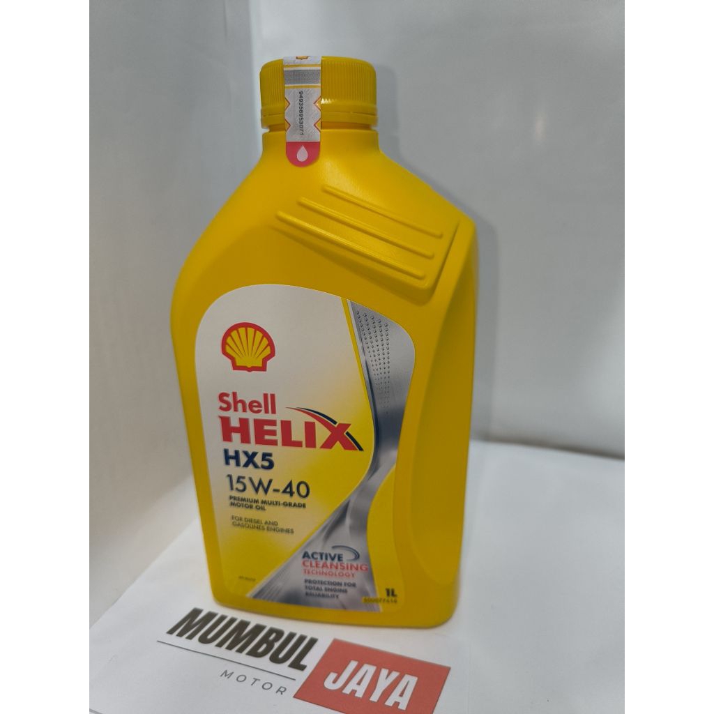 Shell Helix HX5 15W-40 Oli Mesin Mobil & Motor 1 Liter Original