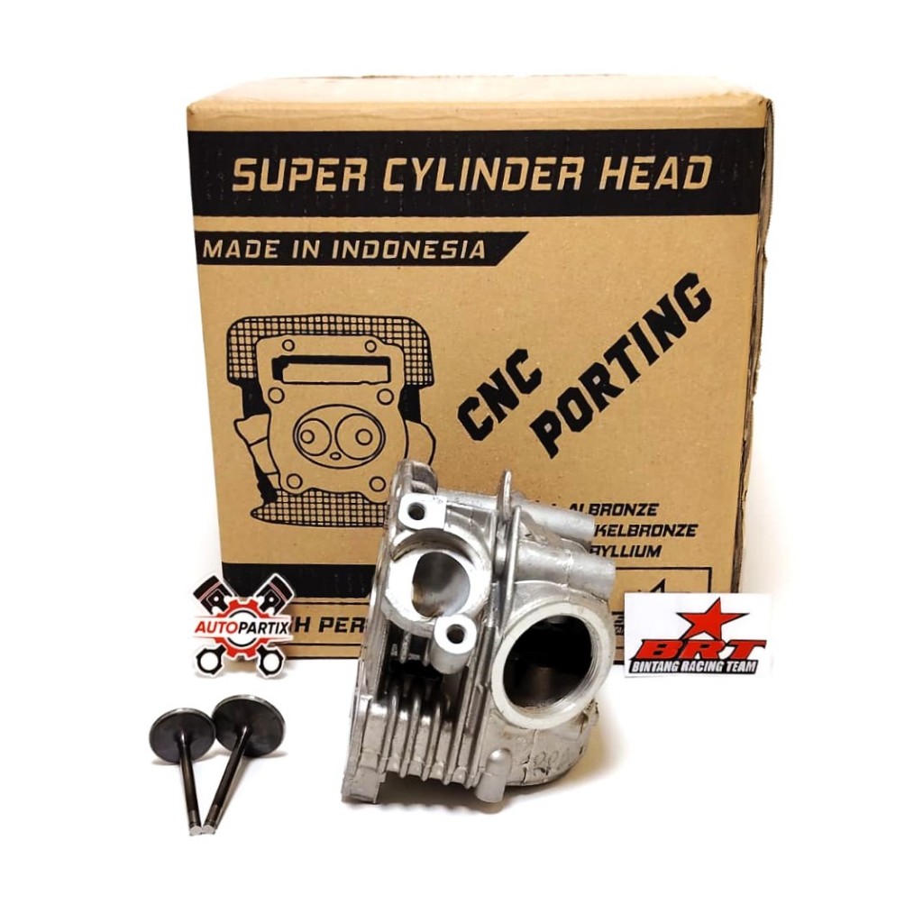 HEAD MIO NOUVO FINO PORTING CNC BRT Klep 34 29 28 24 Cylinder Kop Head MIO OLD SPORTY SOUL SMILE KAR