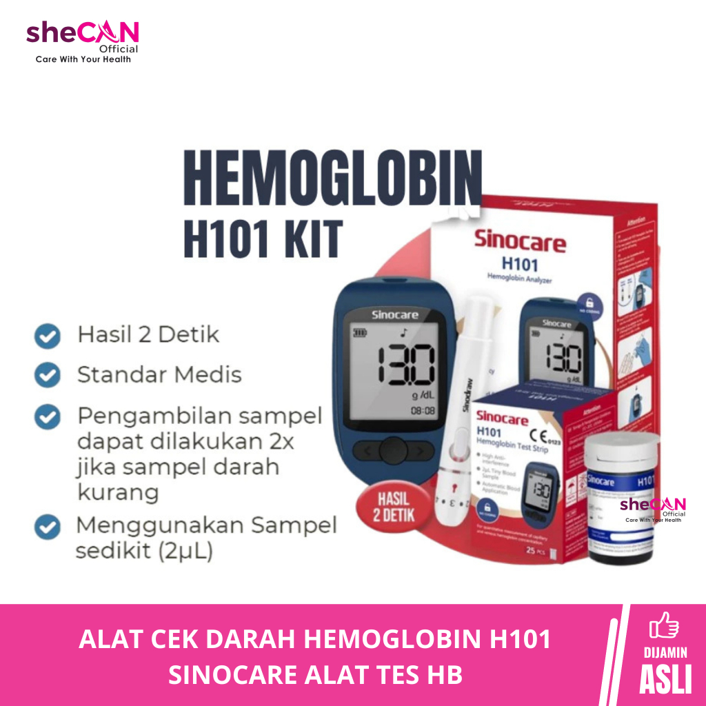 Alat Cek Darah Hemoglobin H101 Sinocare Alat Tes HB