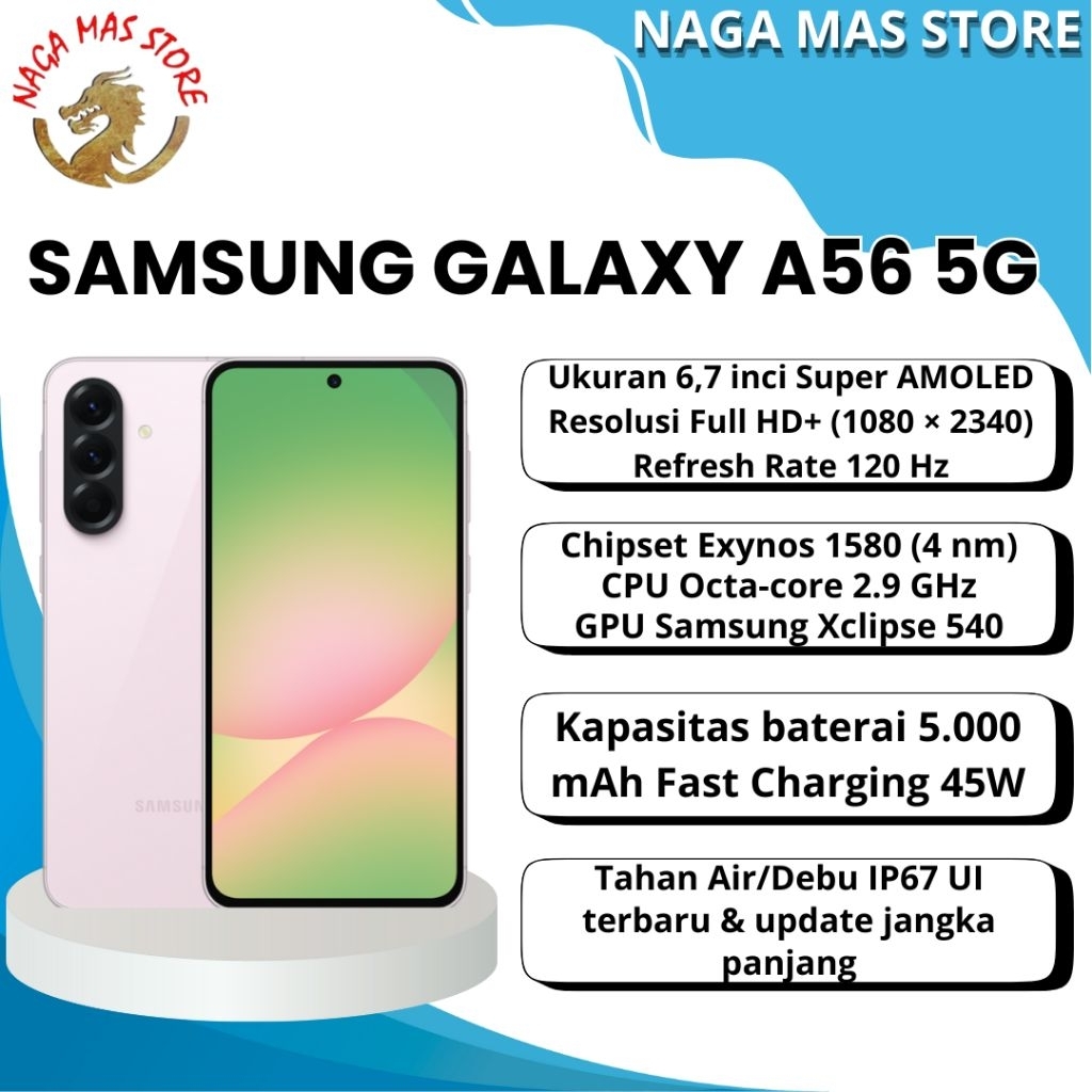 SAMSUNG GALAXY A56 5G 8GB/256GB & 12GB/256GB