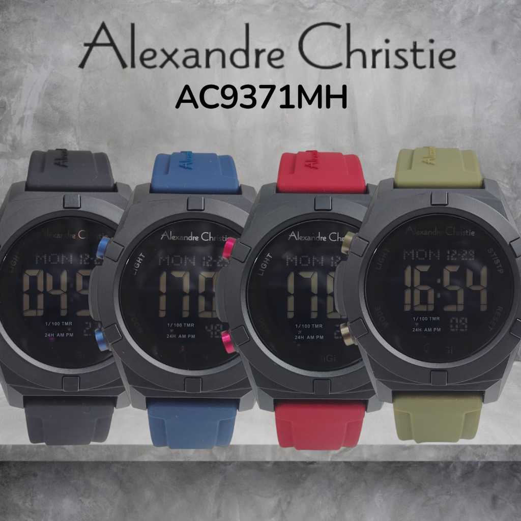 Jam Pria Digital Alexandre Christie AC9371 AC 9371 ORIGINAL Alexander Christie Garansi Resmi