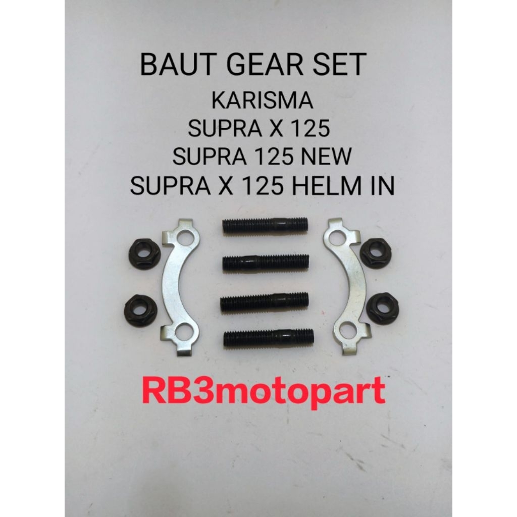 BAUT GIR GEAR SET BELAKANG KARISMA SUPRA X 125 SUPRAX 125 NEW SUPRA X 125 HELM IN TOKAIDO