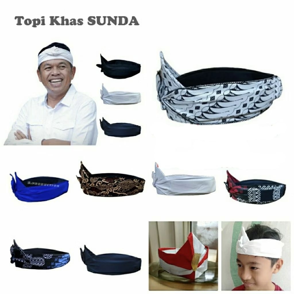 Iket blangkon KDM udeng ikat blangkon kdm blangkon khas sunda jawa barat totopeng iket blangkon pak 