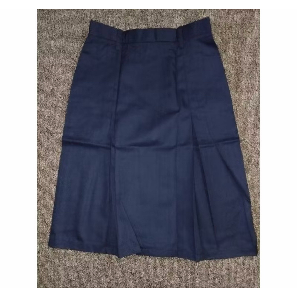 SERAGAM SEKOLAH ROK PENDEK SPAN / ROK SMP BIRU / ROK SPAN SMP BIRU / ROK SEKOLAH PENDEK SPAN BIRU