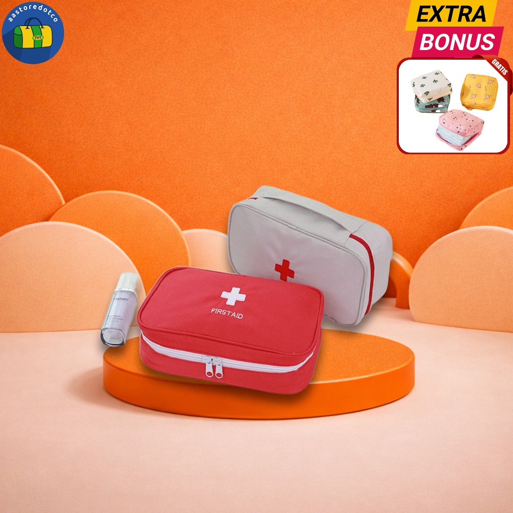 Tas P3k Tas Medis Kotak P3k First Aid Kit Kotak Obat P3k Tas Perlengkapan Medis Mini Emergency XRF42
