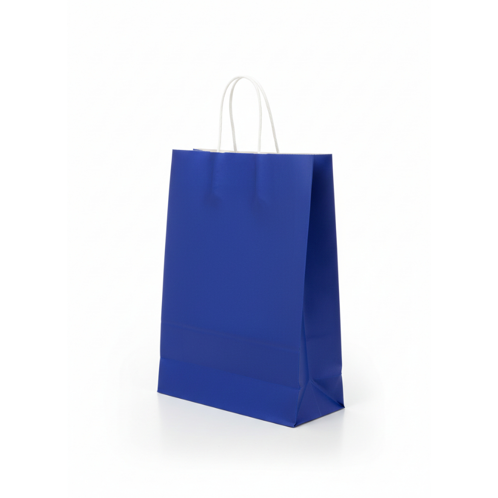 Capricorn Design Paper Bag Polos Warna Pastel Soft Aesthetic Xtra Besar Warna Biru Tua  Isi 3 Pcs PB