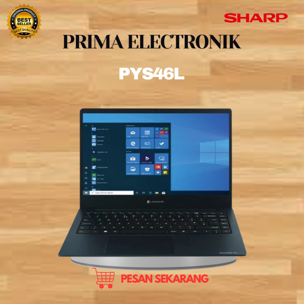 SHARP NOTEBOOK DYNABOOK CORE I3 PYS46L-04102E 4GB/PSY-46L/PSY 46L/SHARP NOTEBOOK DYNABOOK/ORIGINAL