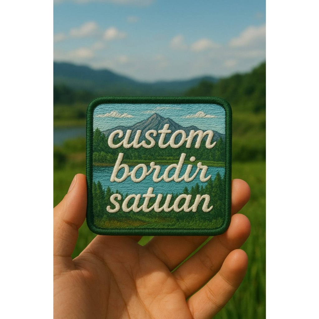 EMBLEM PATCH CUSTOM BORDIR SATUAN #PREMIUMSTITCHES