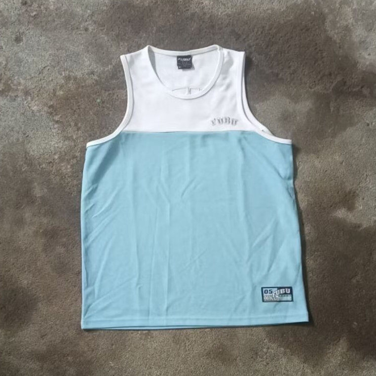 Vintage y2k hiphop Fubu Sports Official Allstar Team Vest / Lekbong Jersey Twotone Fullbordir