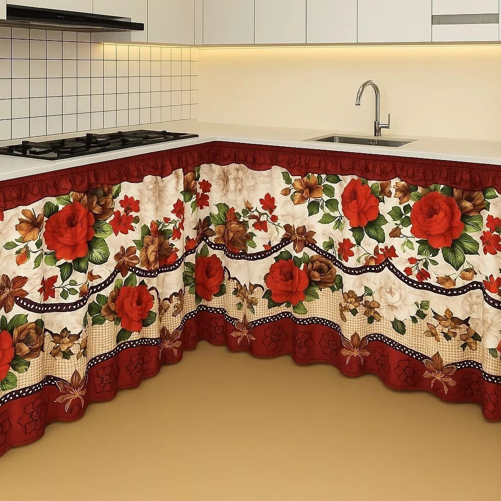 Gorden Kolong Dapur karakter Gorden Kolong Dapur Minimalis Hordeng Dapur murah