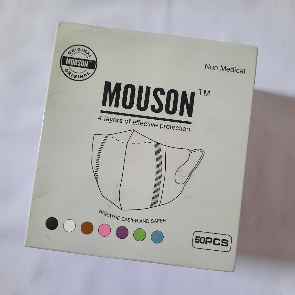 Masker Duckbill MOUSON Warna Hitam