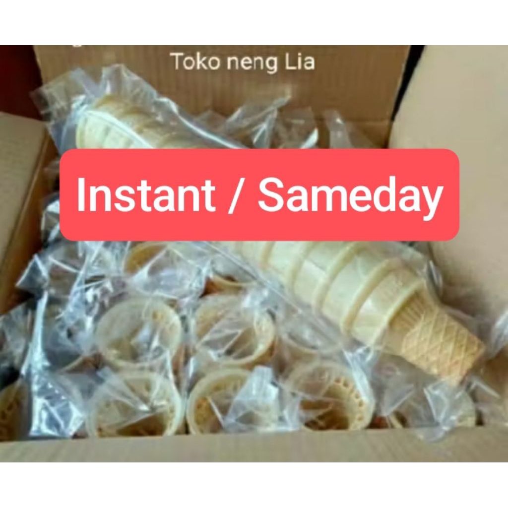 Cup Cone Es Krim/Wafer Cup Cone Ice Cream Aladdin (300 pcs/Karton dus)