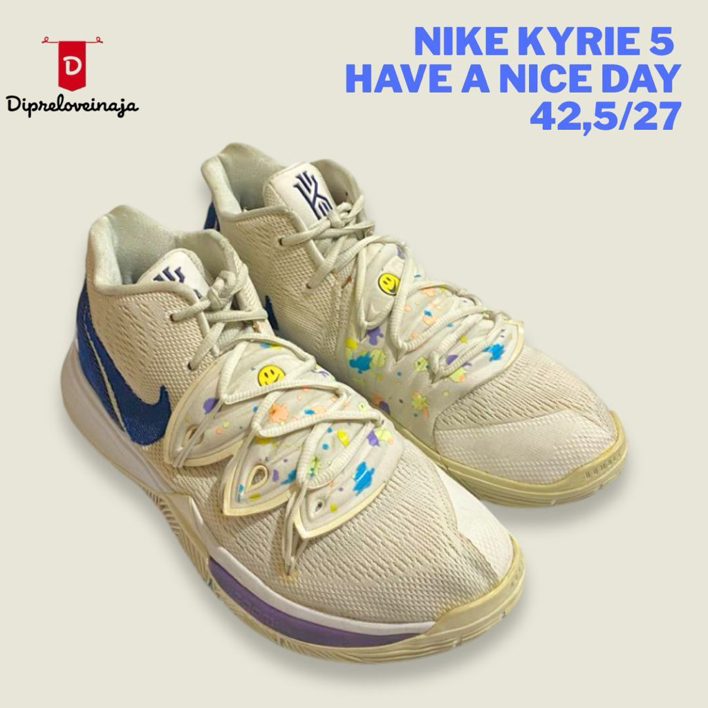 NIKE KYRIE 5 HAVE A NICE DAY PRELOVED DPLW0312