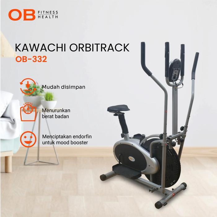 Kawachi Orbitrack OB 332 Sepeda Statis Multifungsi Elliptical Orbitrack Fitness Rumah