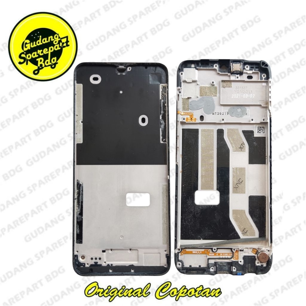Frame Tatakan LCD Realme C25 / C25S Second Copotan