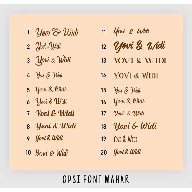 Mahar Model Kerang Akrilik Dekorasi Mahar Akrilik Huruf Timbul