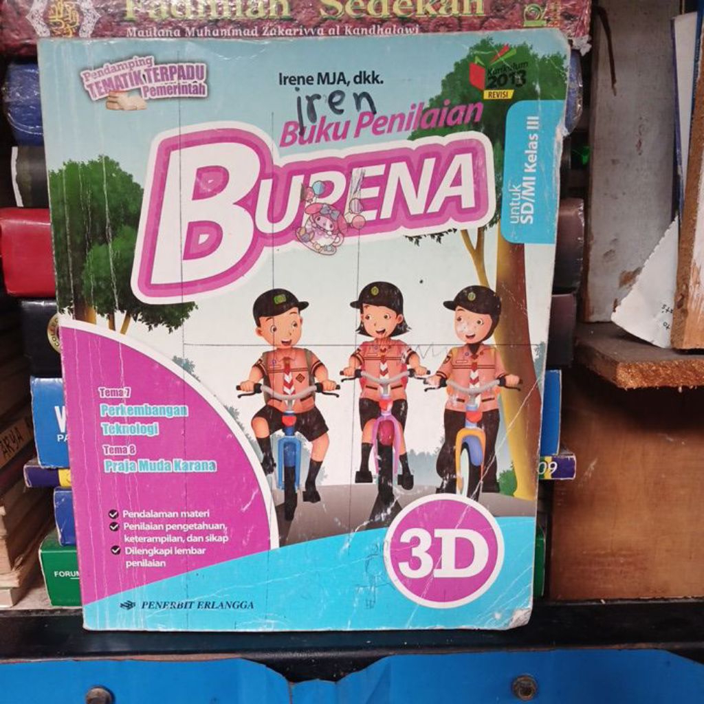 BUKU BEKAS ORIGINAL BUPENA SD KELAS III JILID 3D