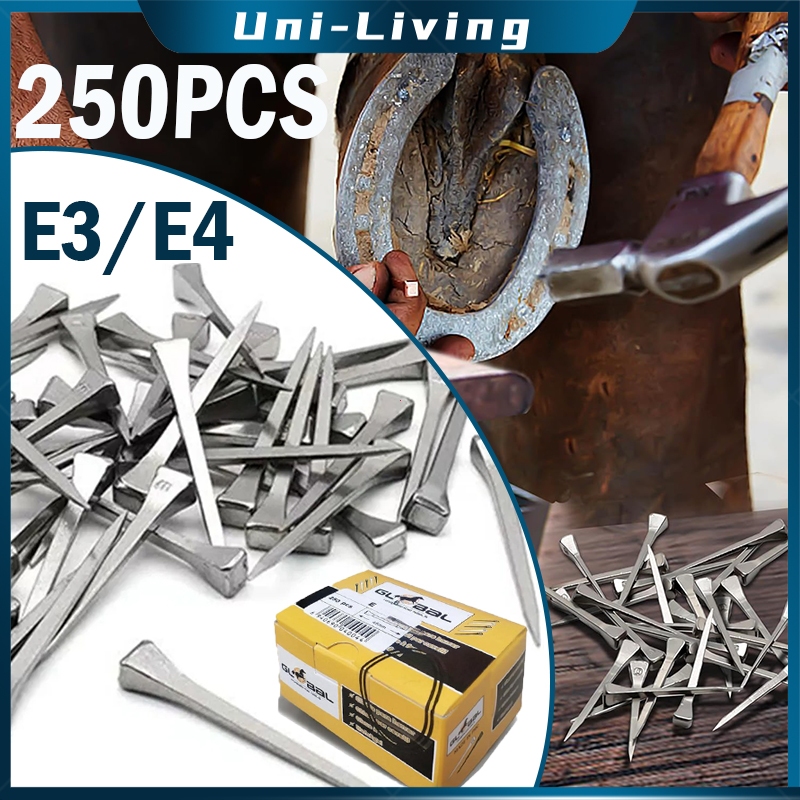 250Pcs E3/E4 Paku Sepatu Kuda Paku Kuda Pacu Hingga Tunggang Paku Sepatu Kuda Paku Kuda Yuan Import 
