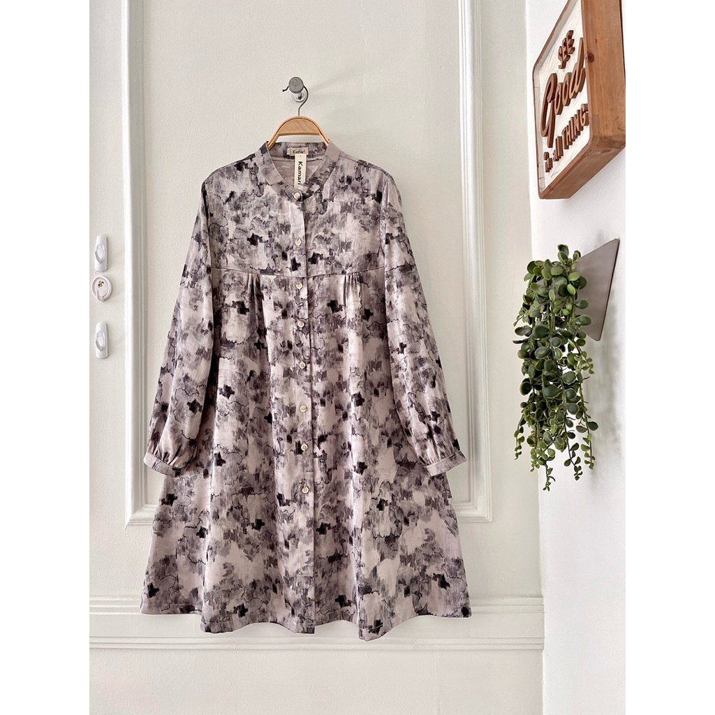 Original Brand Kamari Tunik Kemeja Wanita Motif Terbaru Kekinian Katun Pandora Silk Premium Mewah da