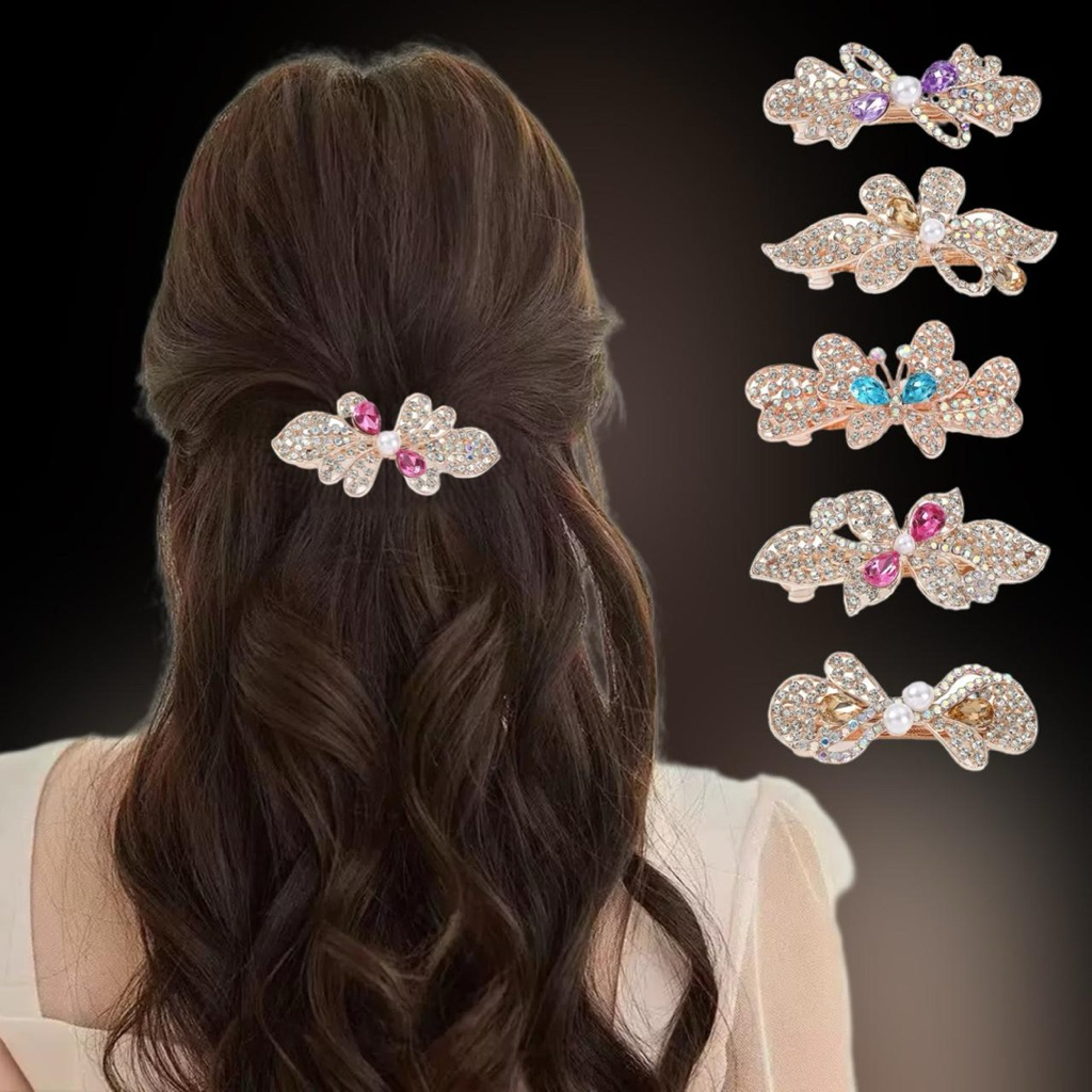 Jepit Rambut Mewah Hair Clip Aksesoris Rambut Pesta Jepit Rambut Pesta Sanggul Bali Cepol Sanggul Mo