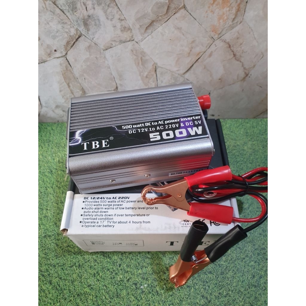 TBE Power inverter 500W alat ubah arus listrik DC KE AC
