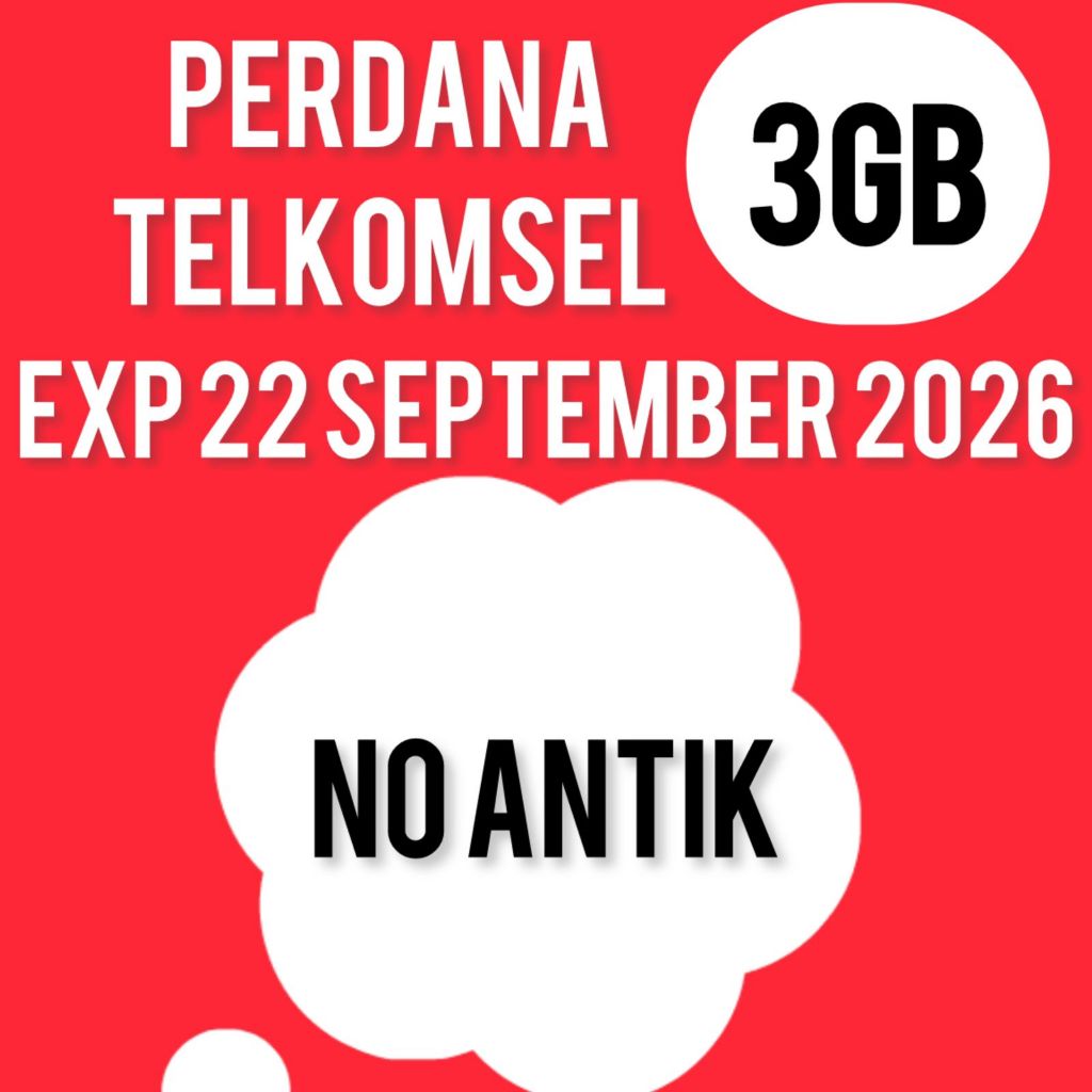 Perdana Telkomsel 3GB 11DIGIT NO ANTIK