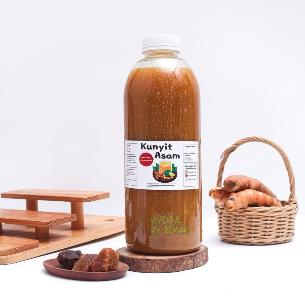 Minuman Rempah Kunyit Asam / Jamu Kunyit Asam 1 Liter