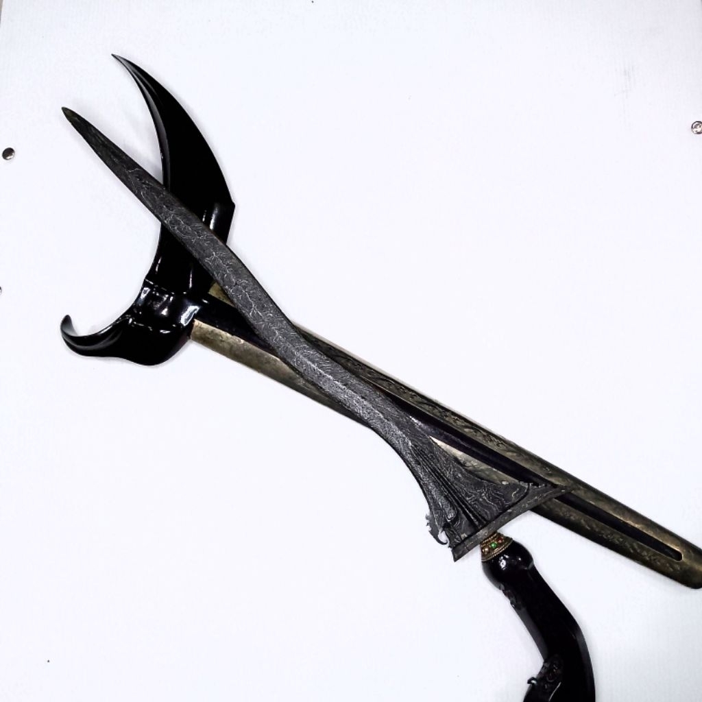 keris Jangkung Segoro Winotan pamor Largangsir | Keris sepuh pamor Miring