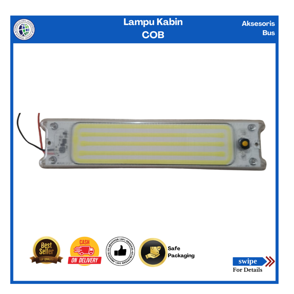 Lampu Kabin LED COB Lampu DC 12V 24V/Lampu LED sign Lamp Plafon Bus Elf