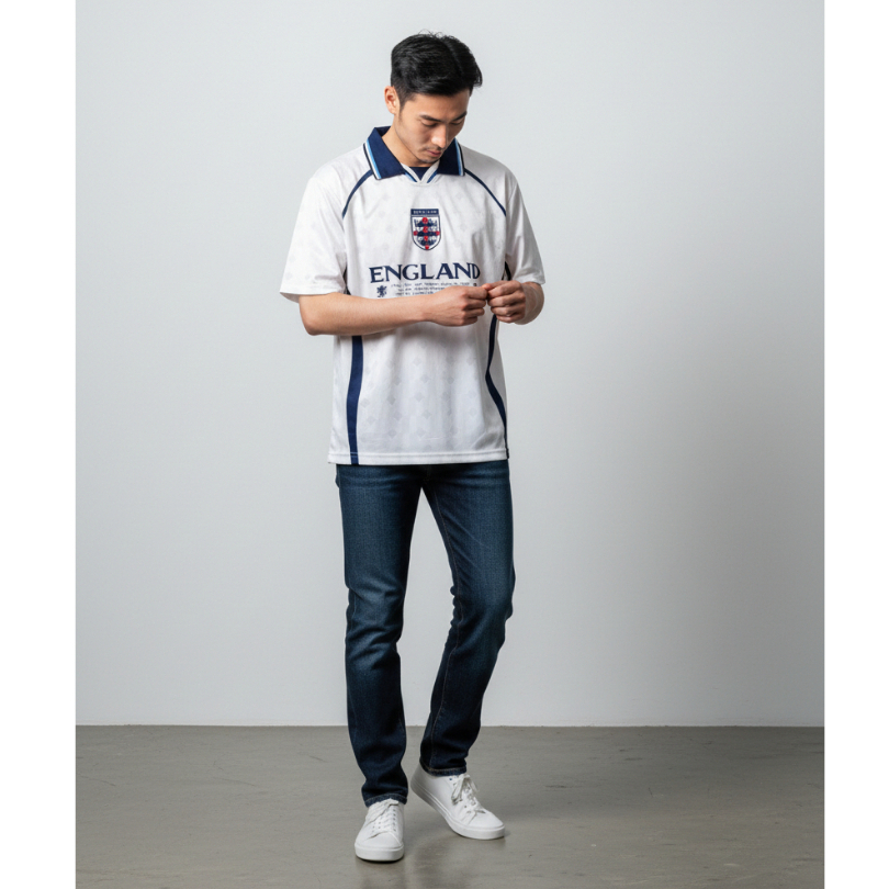 JERSEY FANTASY ENGLAND / JERSEY RETRO / JERSEY CLASIC / JERSEY CASUAL / JERSEY BAND / JERSEY BOLA . 