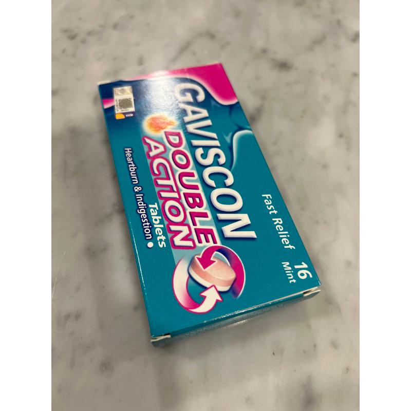 Gaviscon Double Action Tablets Meredakan Asam Lambung Maag