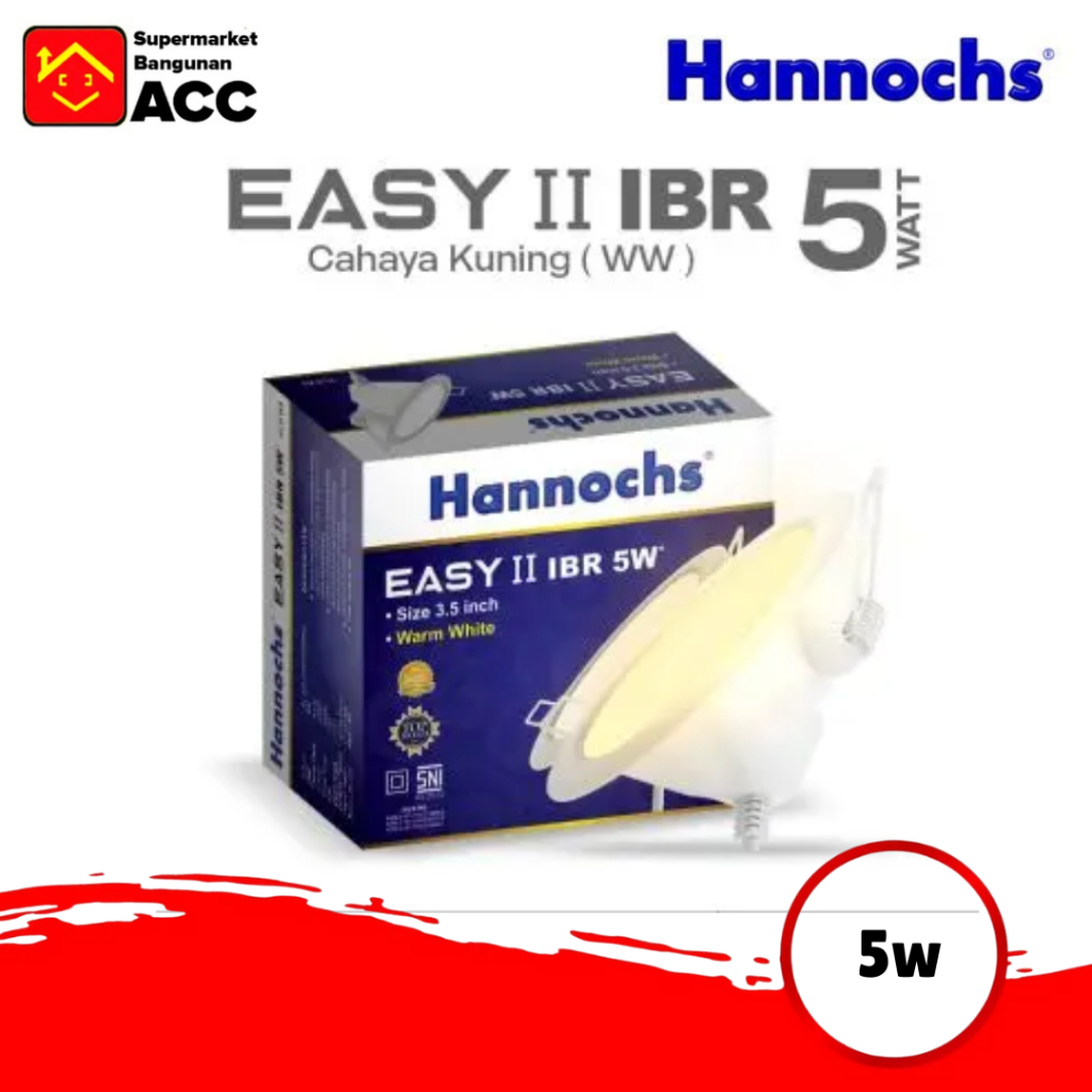 Lampu Downlight - Lampu Downlight Plafon - Downlight Plafon - Hannochs Downlight LED EASY II IBR Cah