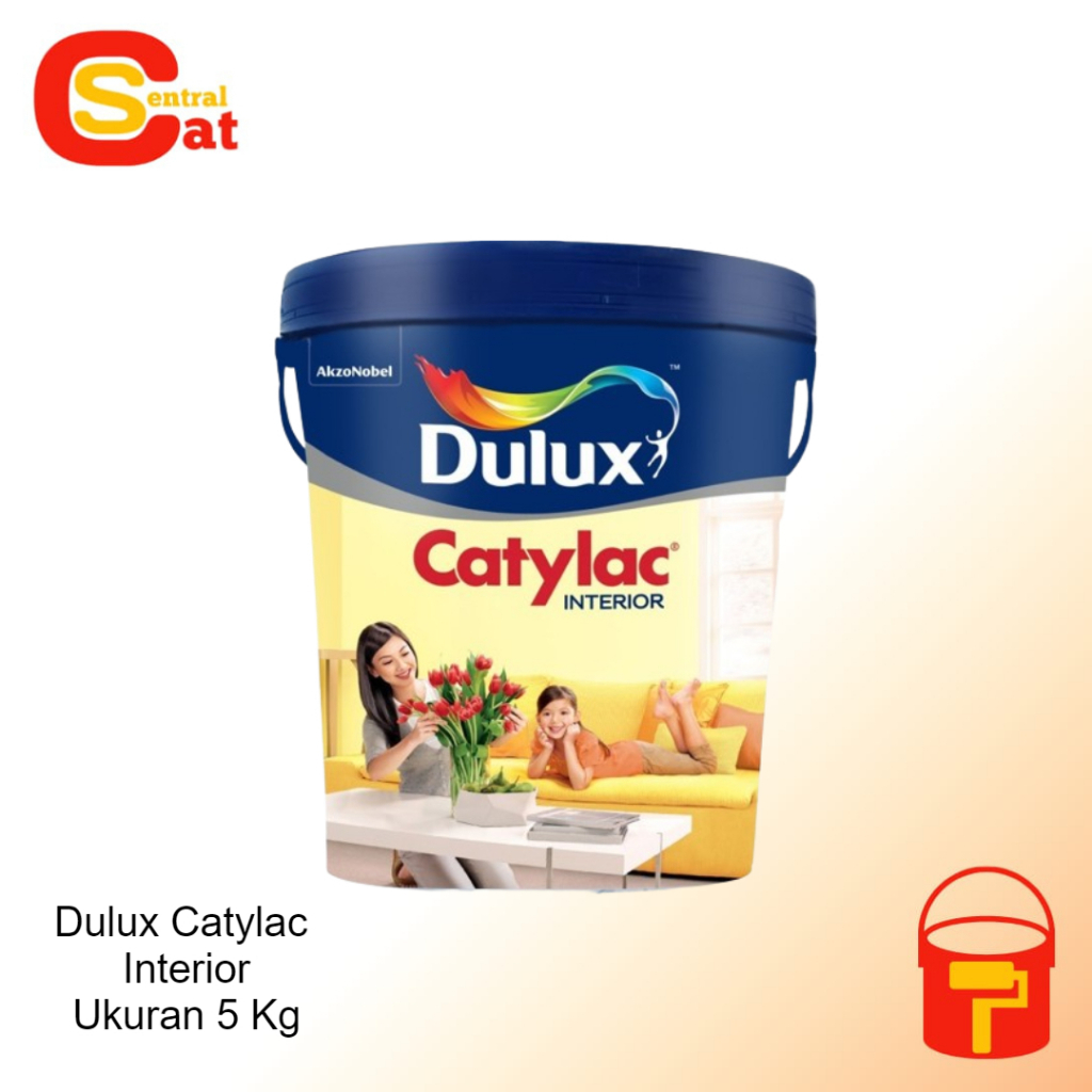DULUX CATYLAC CAT TEMBOK INTERIOR 5 KG / CAT TEMBOK INTERIOR 5 KG