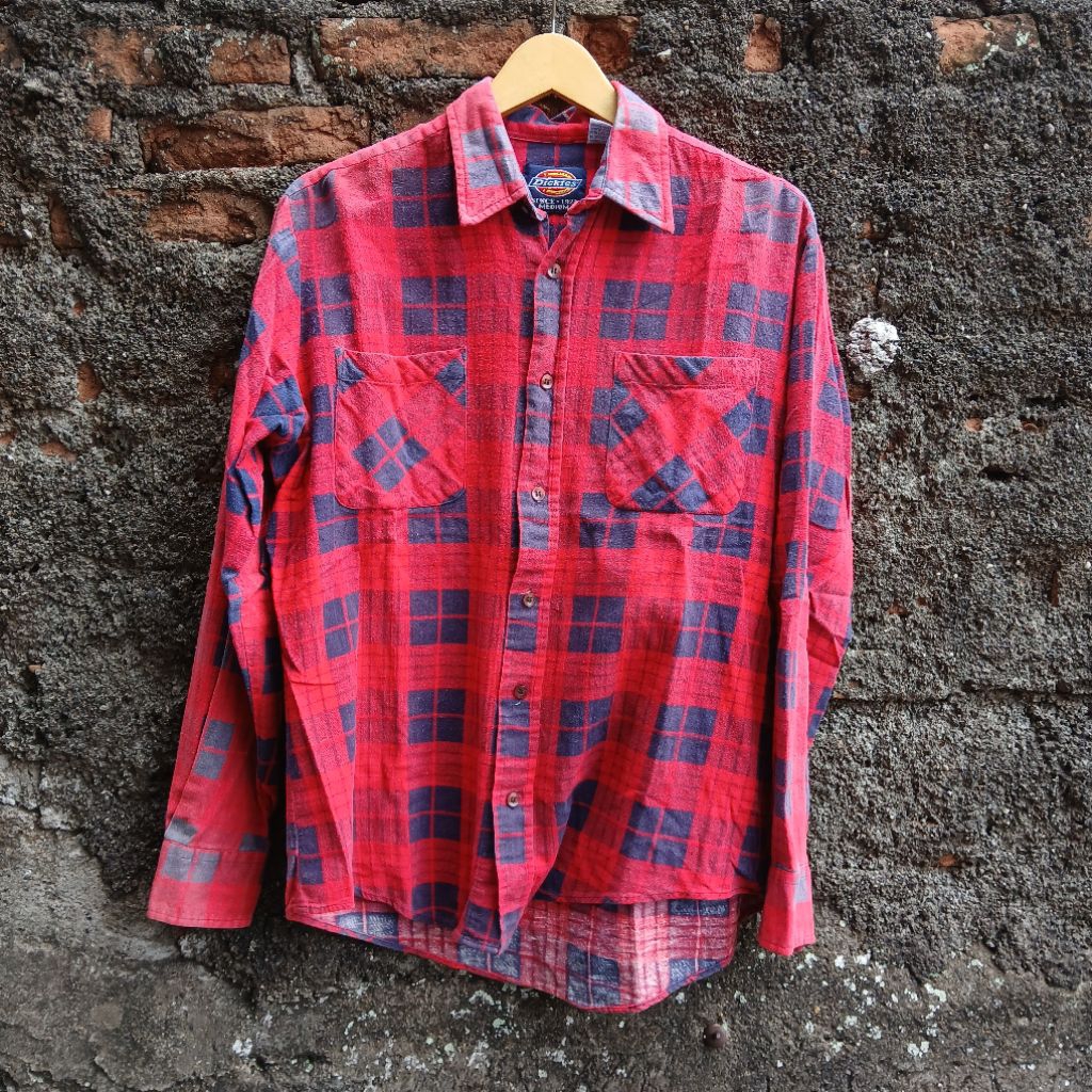 kemeja dickies flannel