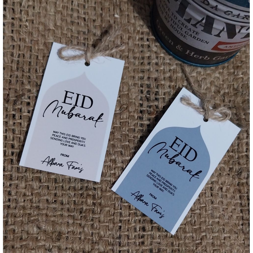 EID Mubarak Idul Fitri Hang Tag Souvenir