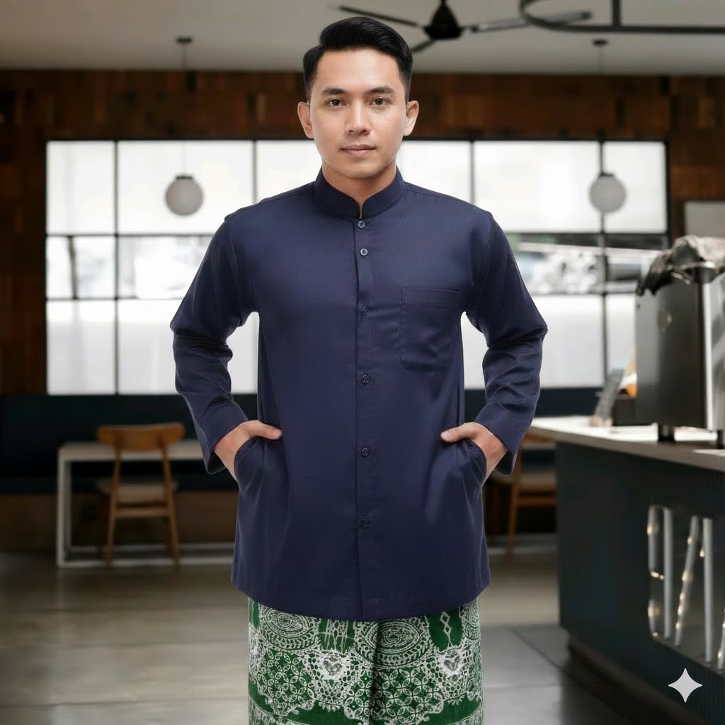 QORI HAIBAH  BAJU KOKO SALAF (LENGAN NON MANSET) QS1