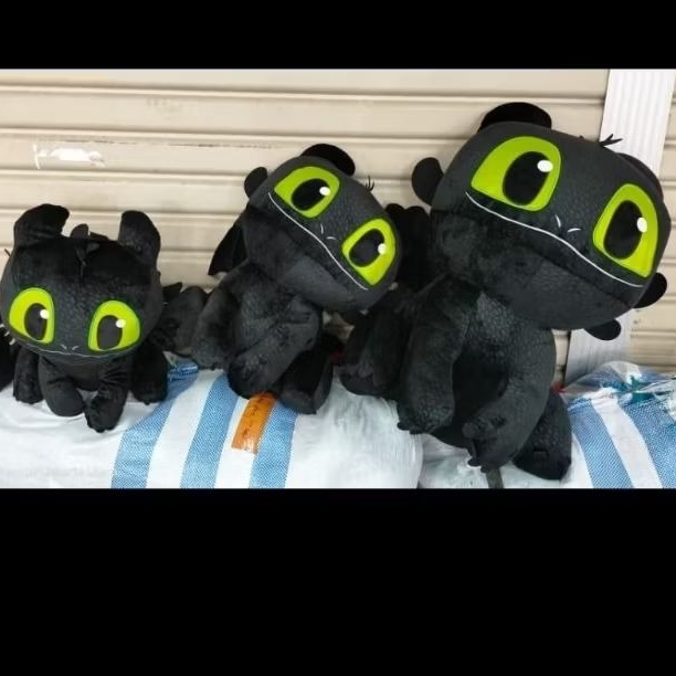 Boneka Plush Dragon Toothless night fury how to train your dragon