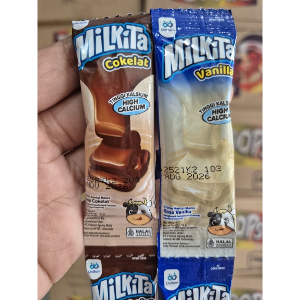 Milkita Pasta Krimer Kental Manis 1 Renceng 10x10g