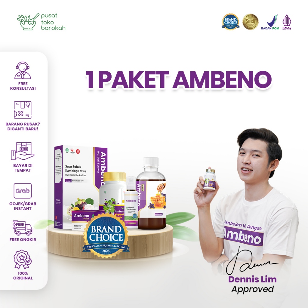 Ambeno - Kapsul Ambeno 1 Botol | Bantu Atasi Ambeien Kapsul Herbal Obat Wasir dan Ambeien
