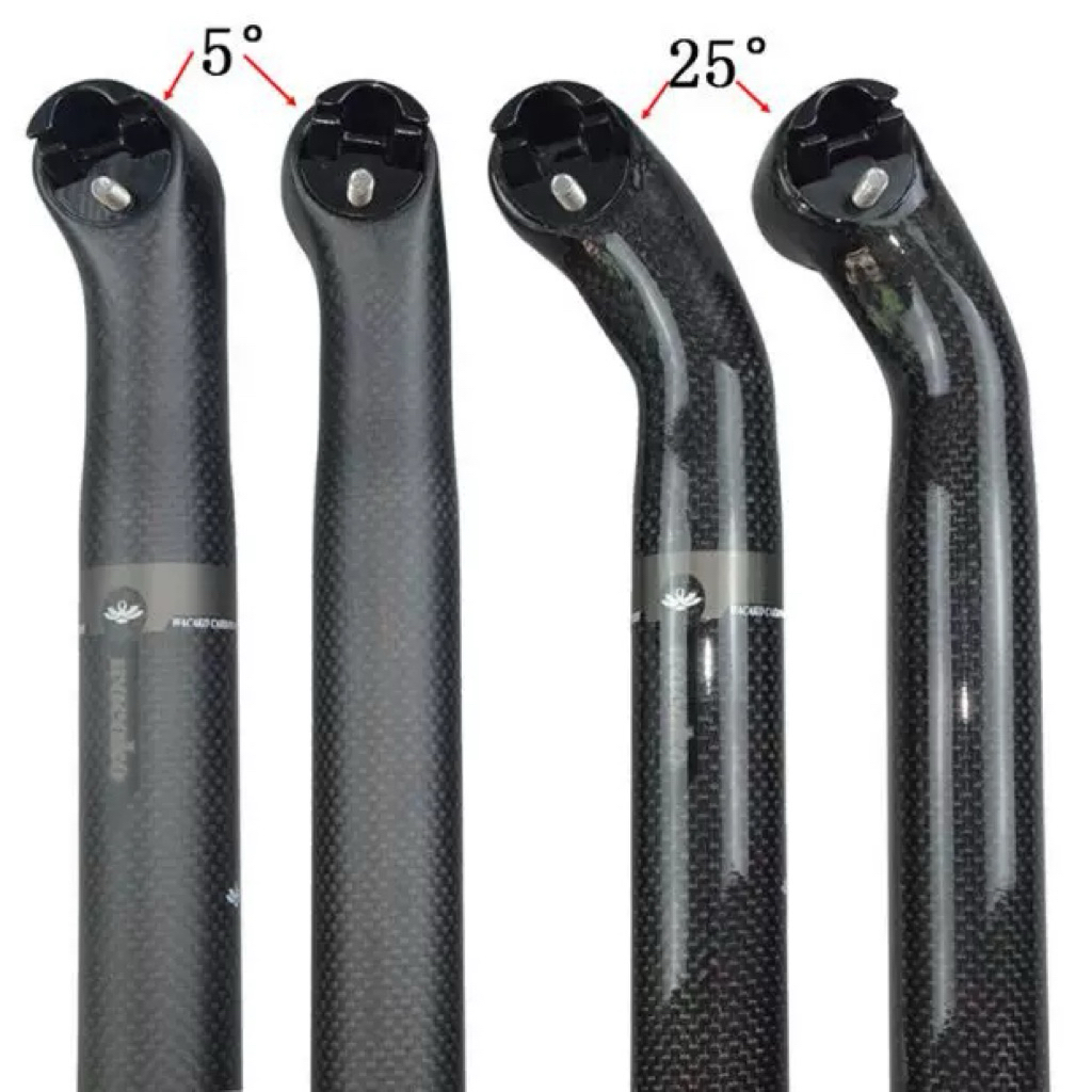 seatpost carbon terintegrasi wacako 25°