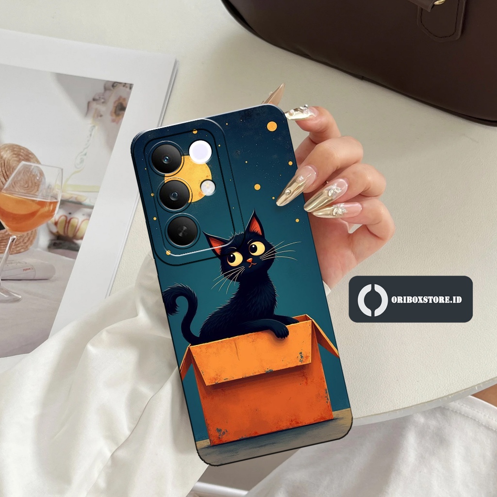 Case Relame C85 Pro Terbaru - Motif Kucing - Kesing - Softcase Relame C85 Pro - Kesing Hp Relame C85