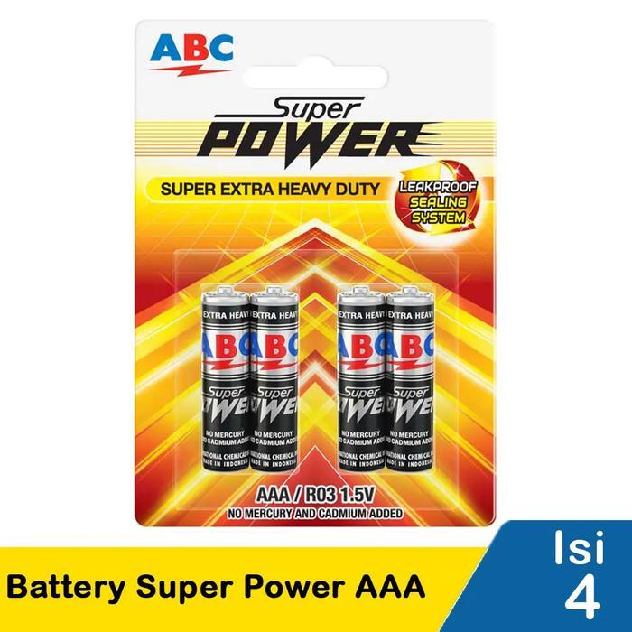 ABC battery super power AAA/R03