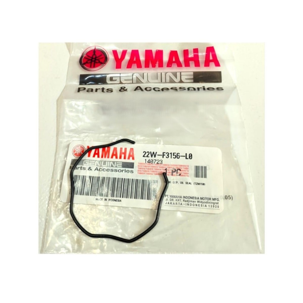 22W-F3156-L0 SNAP RING CLIP KANCINGAN SEAL SHOCK DEPAN DPN VIXION SCORPIO R15 R-15 ORI ORIGINAL YAMA