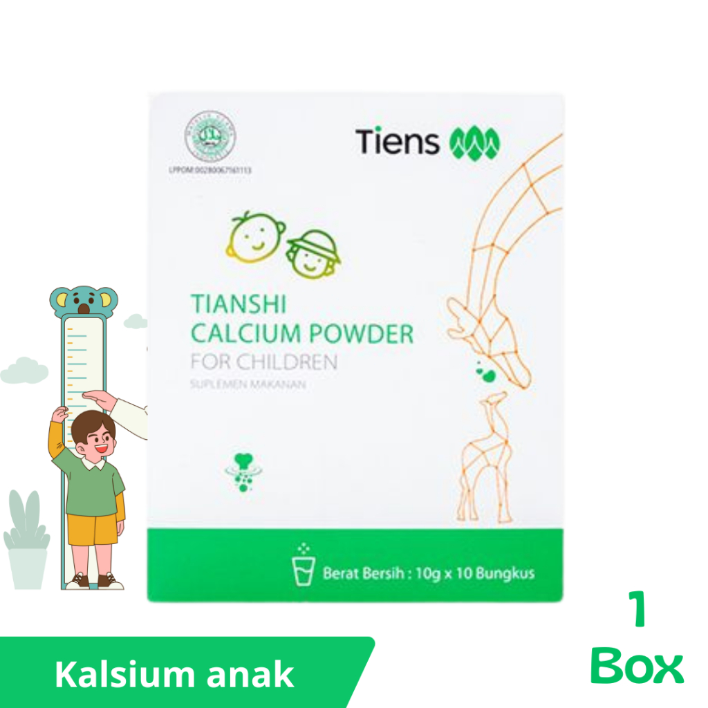 TIENS - Tiens Calcium Powder For Children Susu Kalsium Penambah Tinggi Badan Anak Calcium Tiens