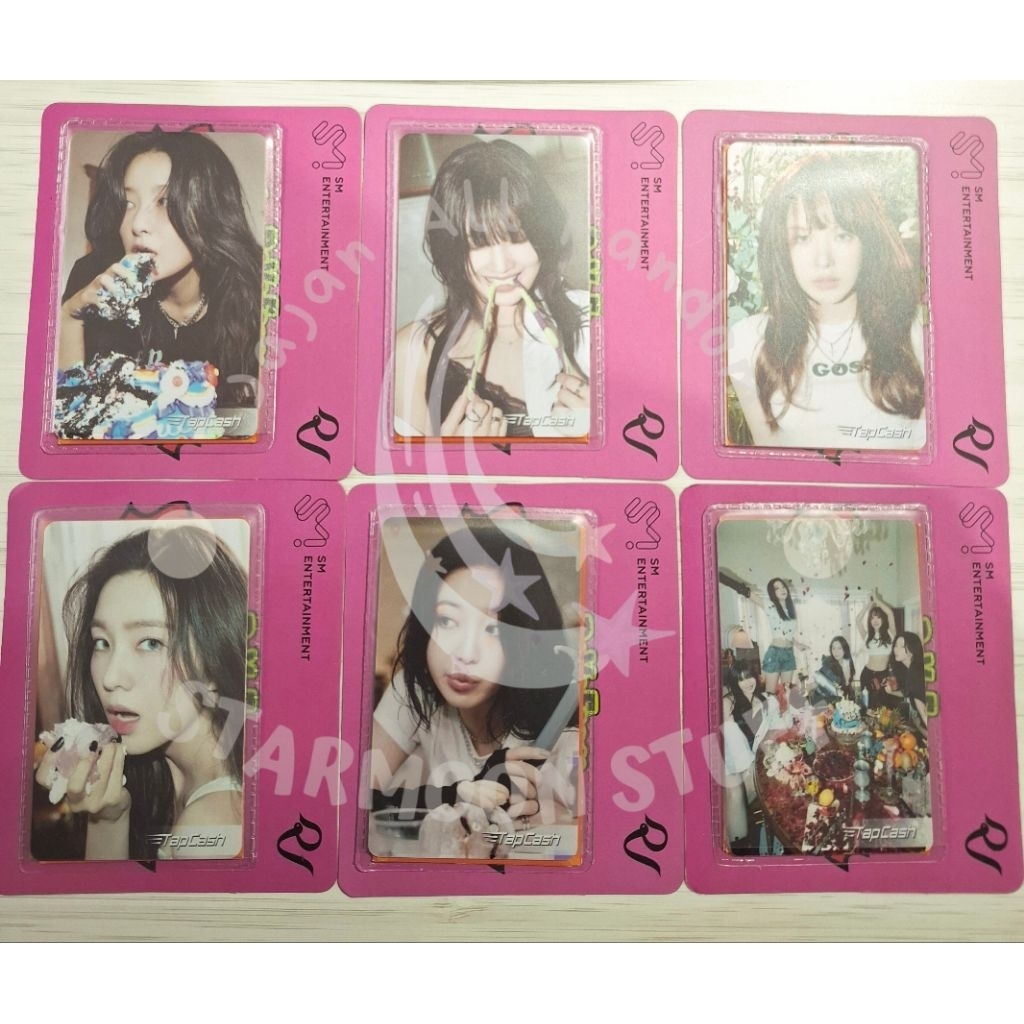 READY STOCK Tapcash BNI Red Velvet Official Irene Seulgi Joy Wendy Yeri Redvelvet Tap Cash