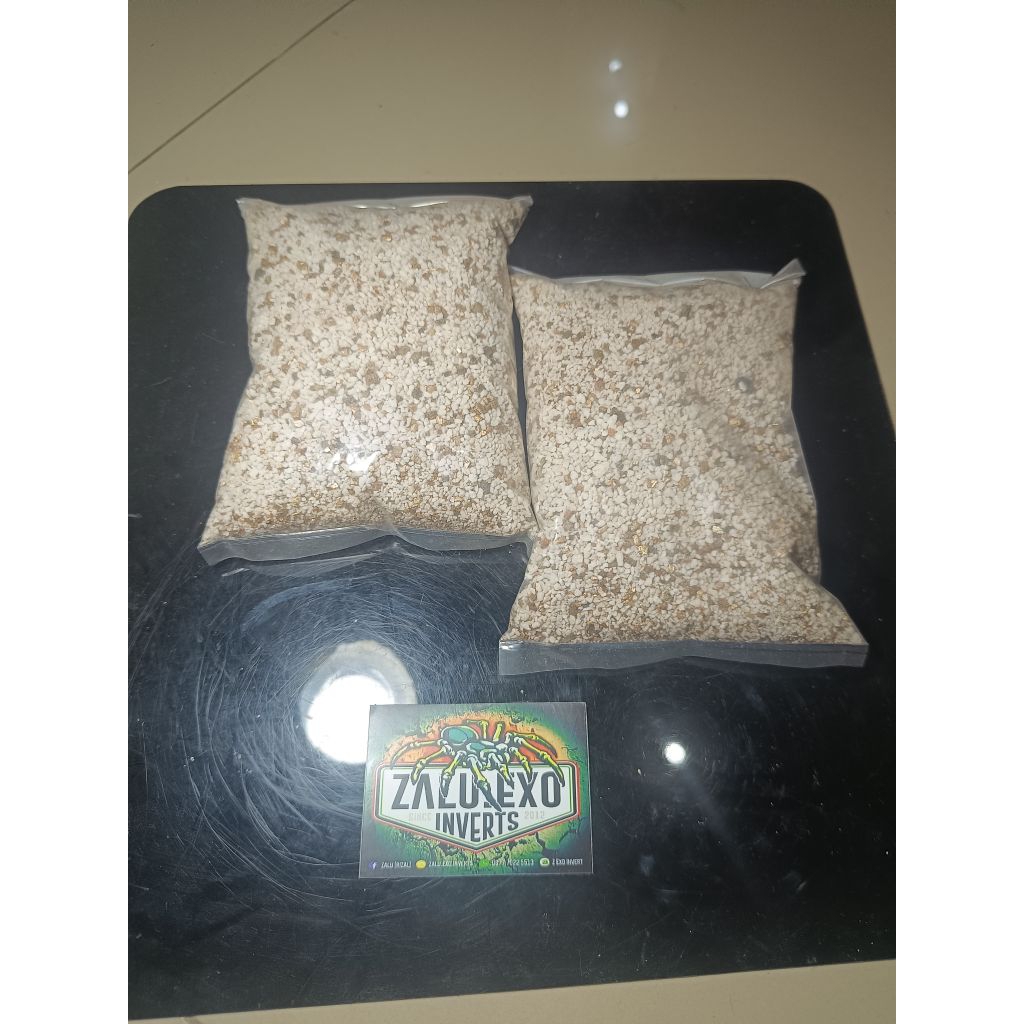 Perlite mix vermiculite media inkubator telur iguana gecko kura reptil