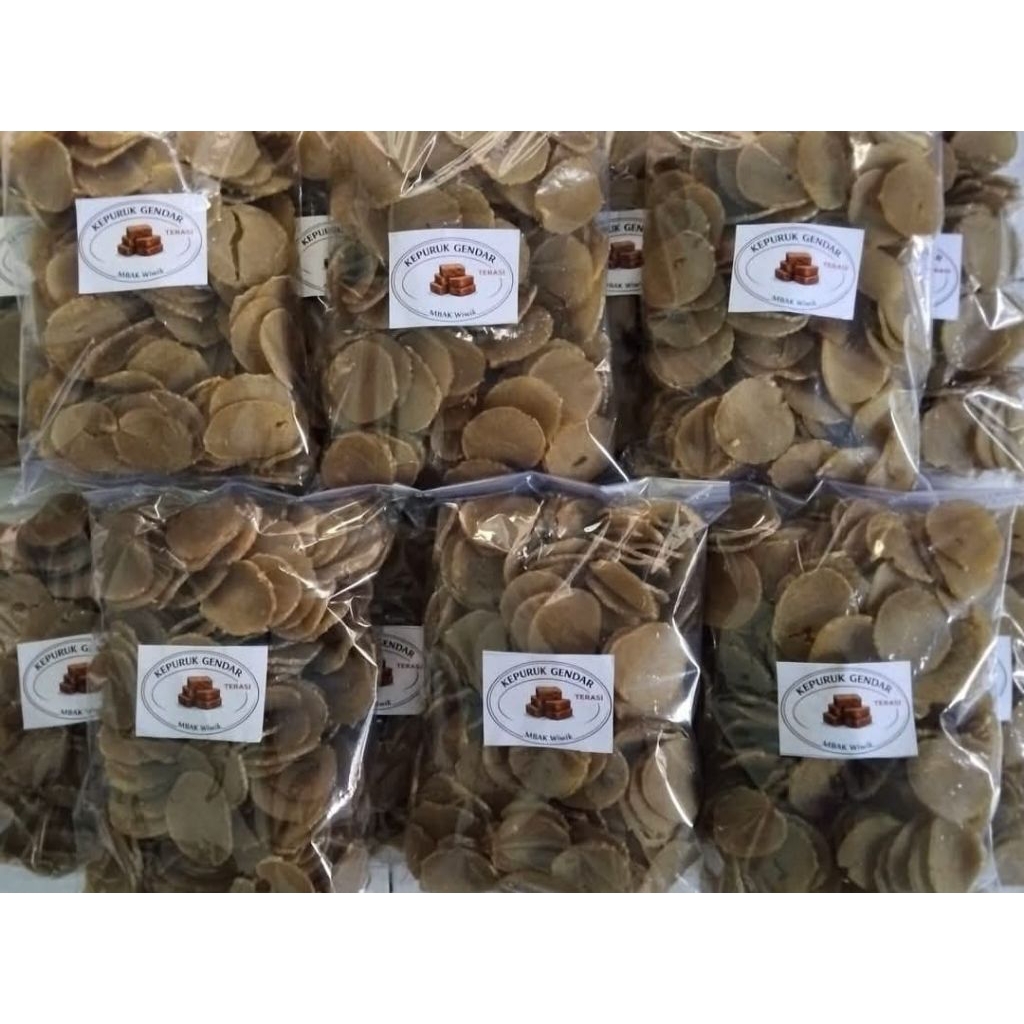 Kerupuk Gendar Terasi Mentah 1kg
