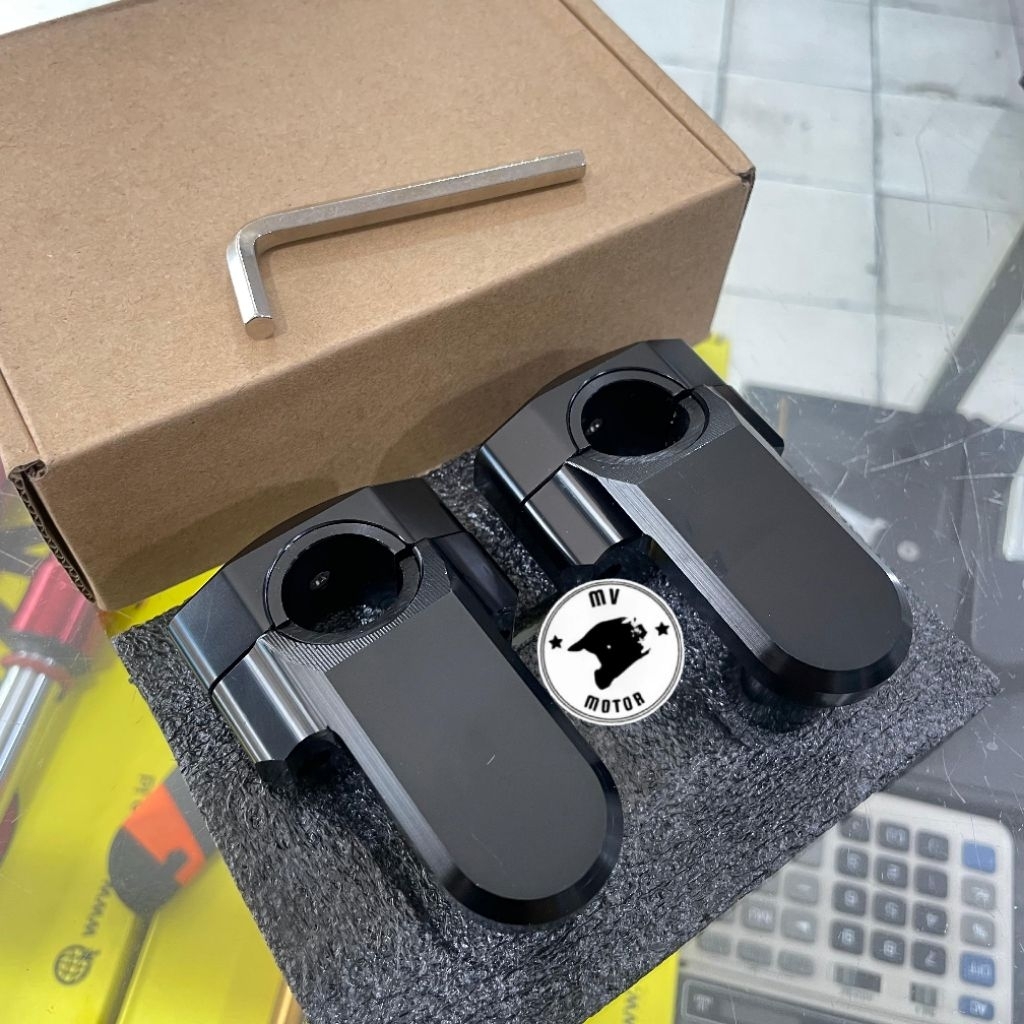 PENINGGI RAISER STANG XSR 155   FULLCNC FREE KUNCI L RISER STANG XSR155 PENINGGI STANG XSR155 PIVOT 